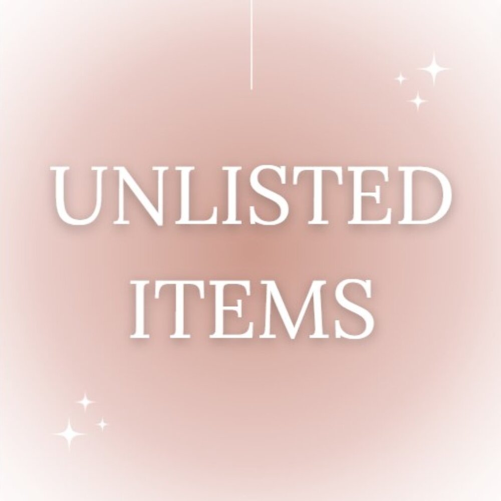 unlisted items for 8/2 LIVE Show $3 STARTS